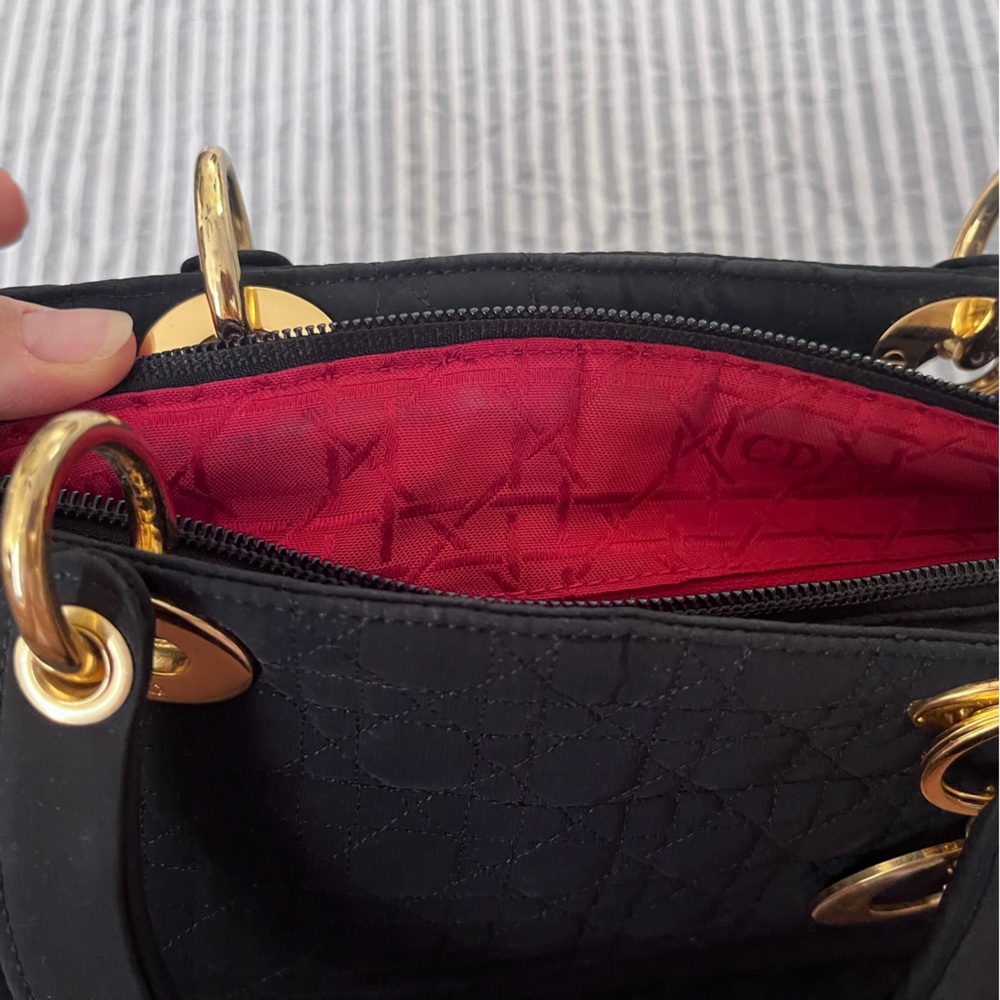 Christian Dior nylon lady Dior handbag in EUC - Picture 17 of 17